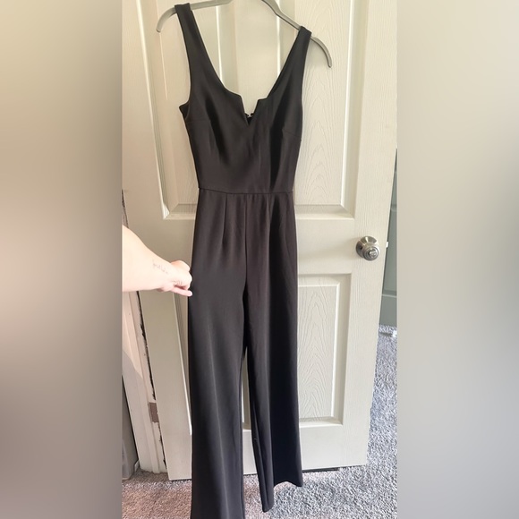 Black Francesca’s Jumpsuit sz XS - Picture 1 of 5
